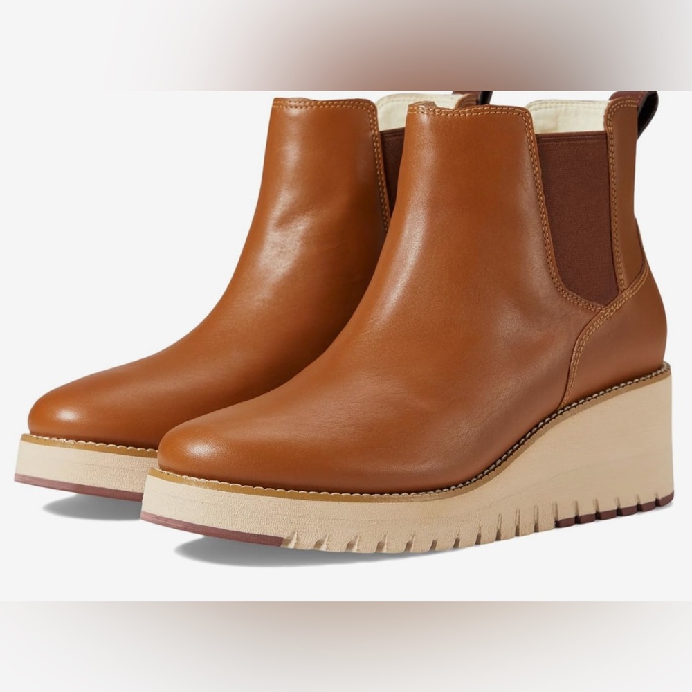 Cole Haan Zerogrand City Wedge Boot Waterproof,Size 10.5, EXCELLENT condition.